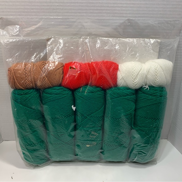 Vintage Spinrite CHRISTMAS Knit Child's Vest KIT Yarn New Old Stock - Picture 5 of 6